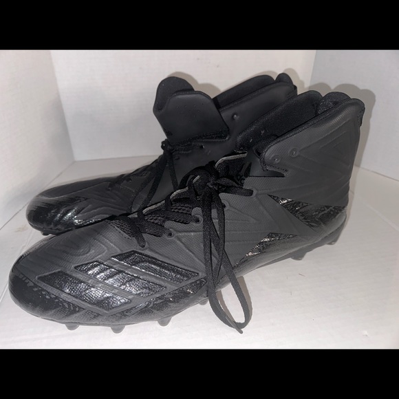 New Adidas Break BiG FooT Cleats Size 18 Black new - Picture 2 of 4